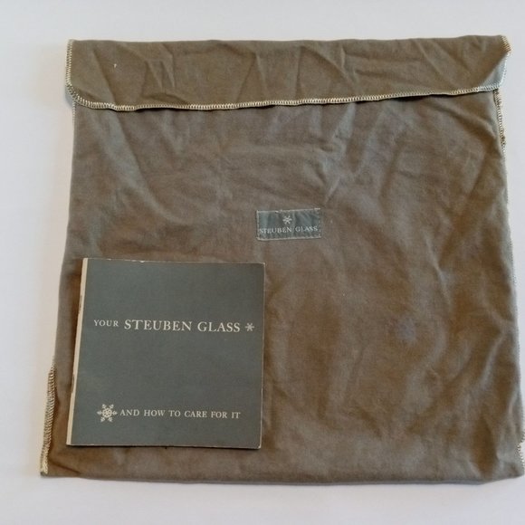 Steuben crystal glass candy/nut dish - Picture 7 of 8